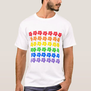 LGBT Rainbow Blume Gay Pride Design T-Shirt