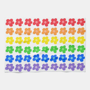 LGBT Rainbow Blume Gay Pride Freiheit und Gleichhe Geschirrtuch