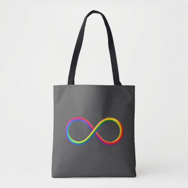 LGBT Rainbow Color Infinity Symbol (Vorderseite)