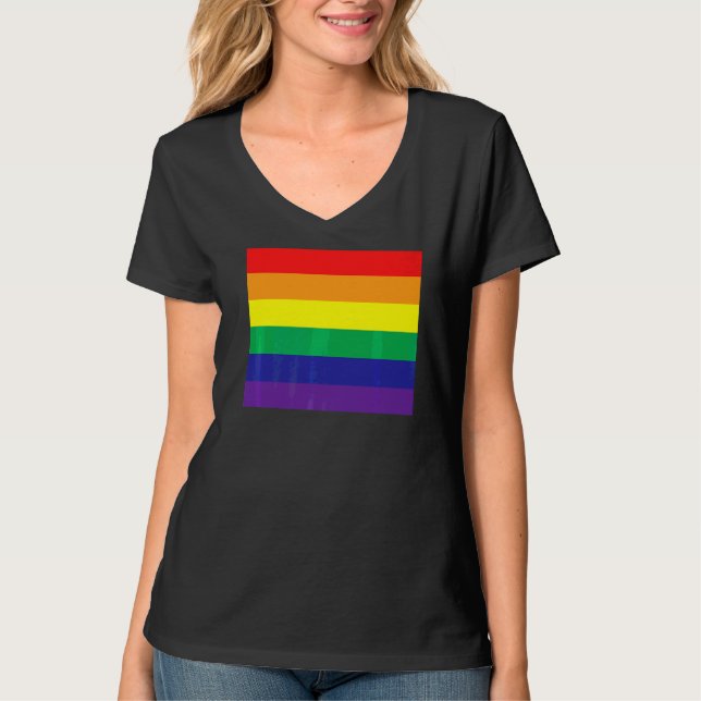 Lgbt Rainbow Fist Pride Month Merch Lgbtq Gay Prid T-Shirt (Vorderseite)