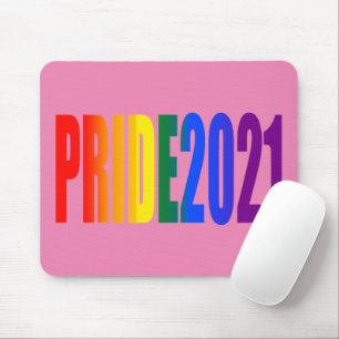 LGBT Rainbow Flag Colors LGBTQ Gay Pride 2021 Mousepad