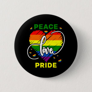 Lgbt Rainbow Gay Peace Liebe Prix Button