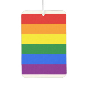 LGBT Rainbow Gay Pride Flag Autolufterfrischer