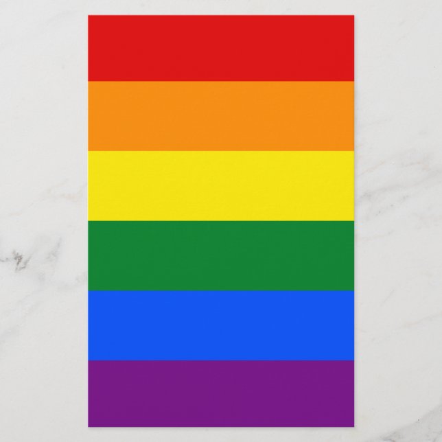LGBT Rainbow Gay Pride Flag Flyer (Vorne)