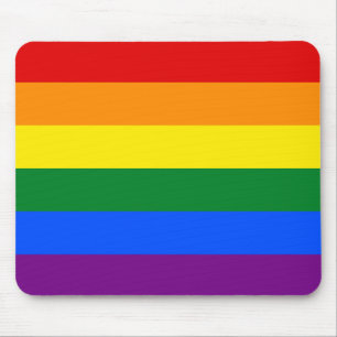 LGBT Rainbow Gay Pride Flag Mousepad