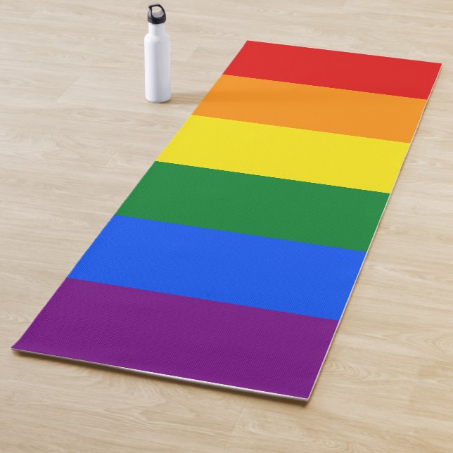 LGBT Rainbow Gay Pride Flag Yogamatte (Beispiel)
