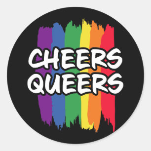 LGBT Rainbow Gay Pride Liebe Geschenk Runder Aufkleber