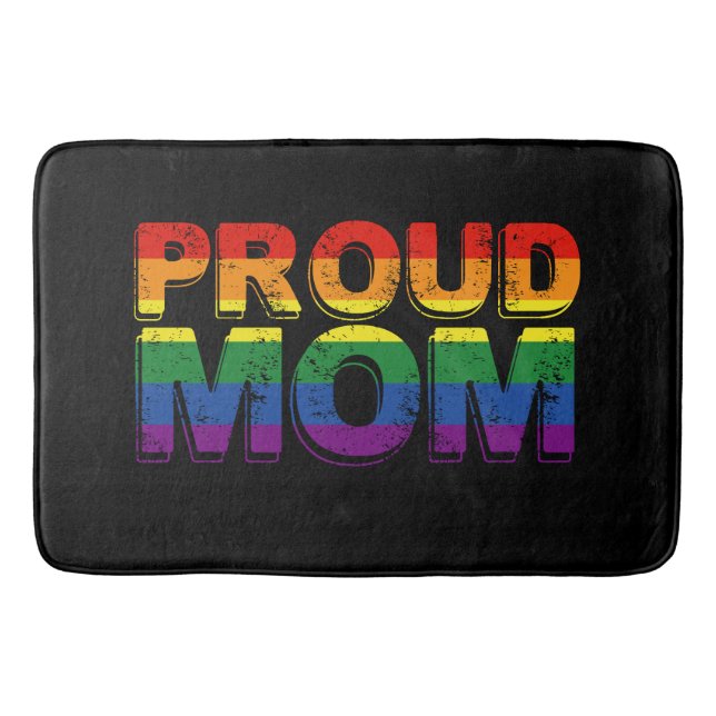 LGBT Rainbow Mama Gay Pride LGBT LGBTQ Badematte (Vorderseite)