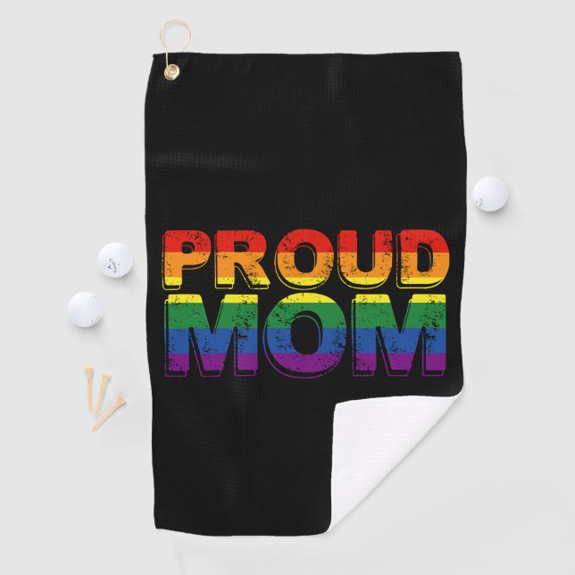 LGBT Rainbow Mama Gay Pride LGBT LGBTQ Golfhandtuch (Insitu)