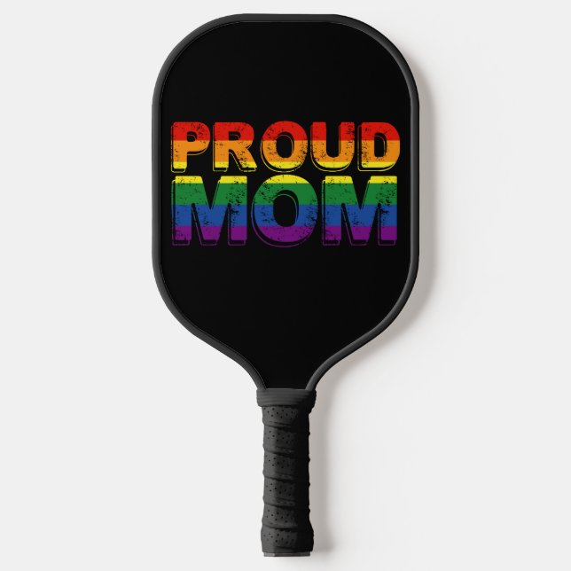 LGBT Rainbow Mama Gay Pride LGBT LGBTQ Pickleball Schläger (Vorderseite)