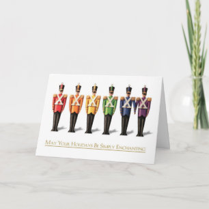 LGBT Rainbow Nutcracker General Holiday Card Feiertagskarte
