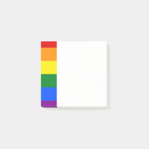 LGBT-Rainbow-Streifen Postit-Anmerkungen Post-it Klebezettel