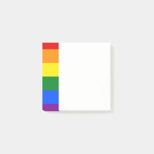LGBT-Rainbow-Streifen Postit-Anmerkungen Post-it Klebezettel