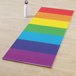 Lgbt Rainbow Stripes Lgbt Yogamatte