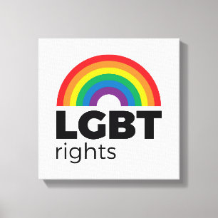 LGBT-Rechte Leinwanddruck