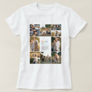 LGBT-Regenbogen-Familie - Definition-Fotocollage T-Shirt