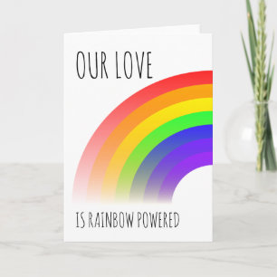 LGBT Regenbogen Karte