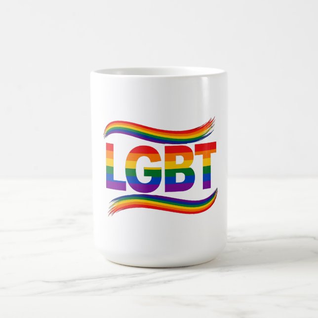 LGBT Regenbogen-Stolz Kaffeetasse (Mittel)