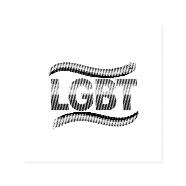 LGBT Regenbogen-Stolz Permastempel (Design)