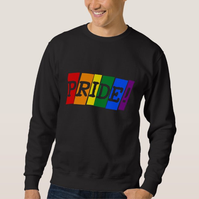 LGBT-Regenbogen-Stolz Sweatshirt (Vorderseite)