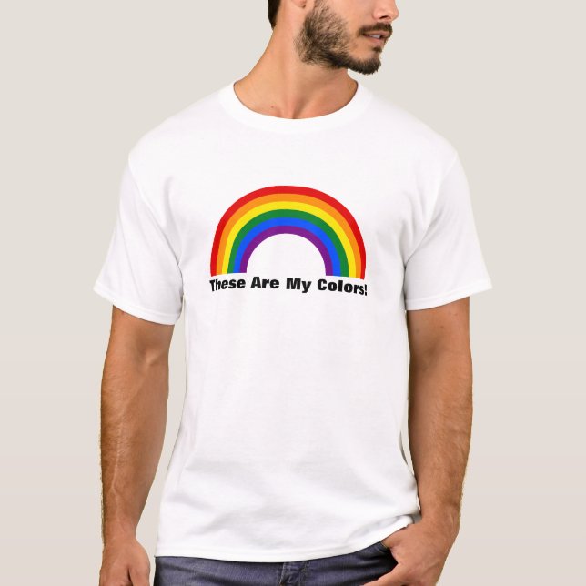 LGBT-Regenbogen-Stolz T-Shirt (Vorderseite)