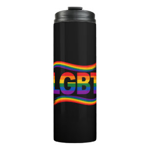 LGBT Regenbogen-Stolz Thermosbecher