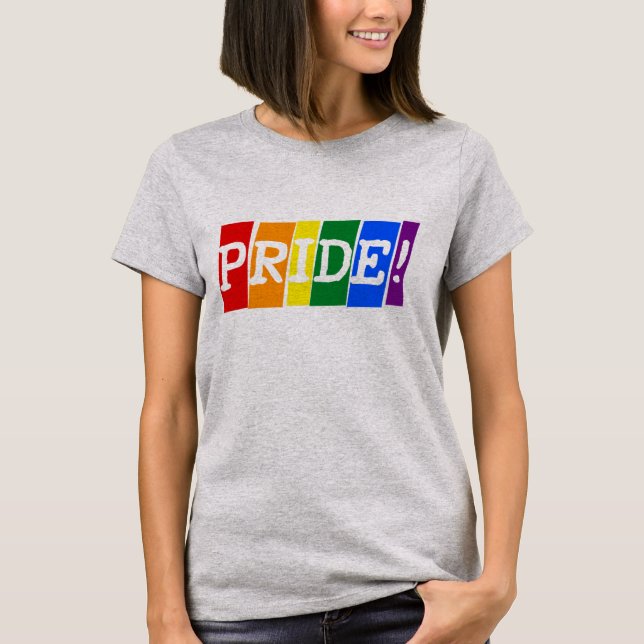 LGBT-Regenbogen-T - Shirt (Vorderseite)