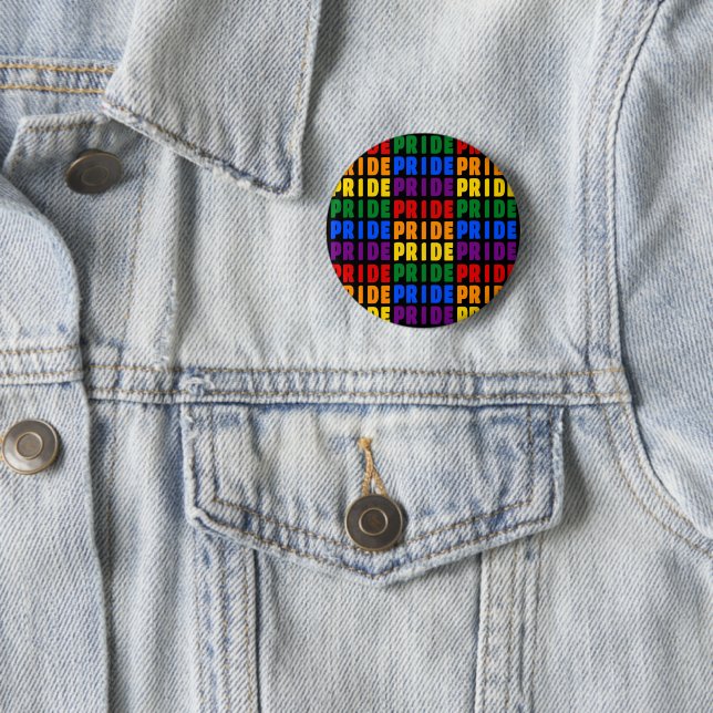 LGBT-Regenbogenfarben Button (Beispiel)