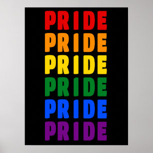 LGBT-Regenbogenfarben Poster
