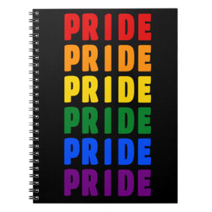 LGBT-Regenbogenfarben Stolz Notizblock