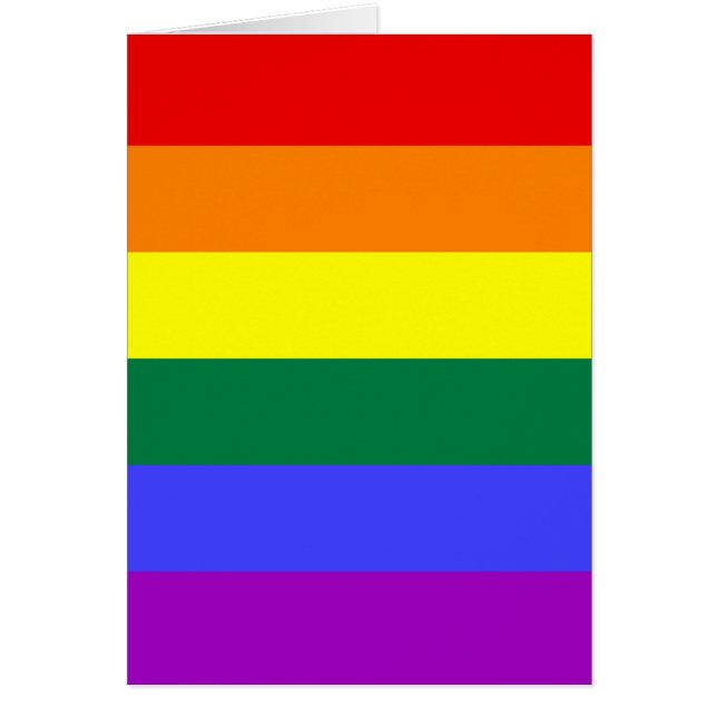 LGBT-Regenbogenflagge (Vorne)