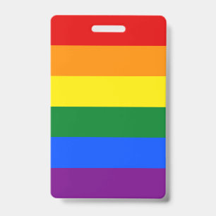 LGBT-Regenbogenflagge Ausweis
