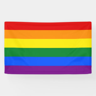 LGBT-Regenbogenflagge Banner