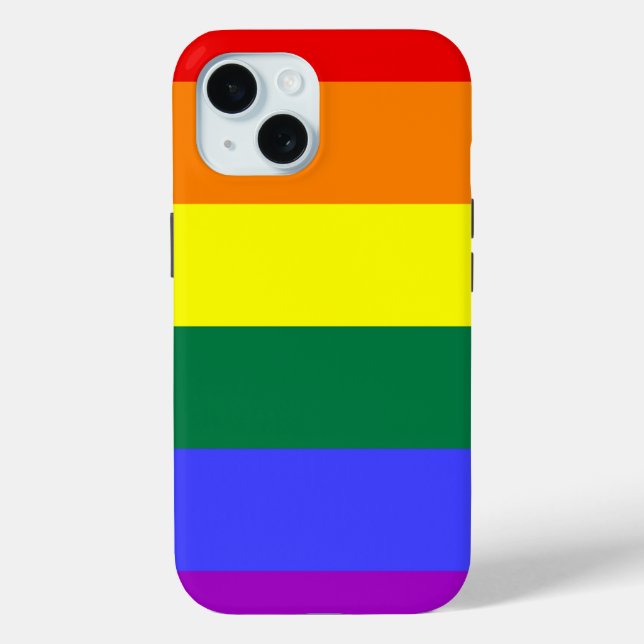 LGBT-Regenbogenflagge Case-Mate iPhone Hülle (Rückseite)