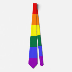 LGBT-Regenbogenflagge Krawatte