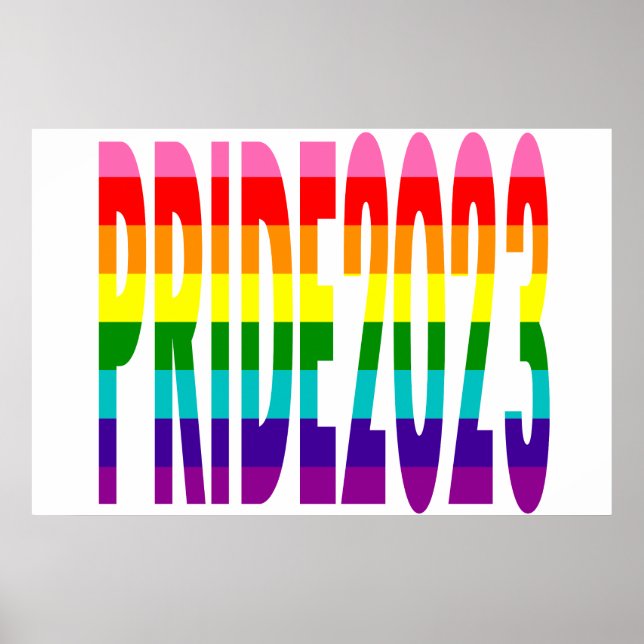 LGBT-Regenbogenflagge Original 8 Streifen Pride 20 Poster (Vorne)
