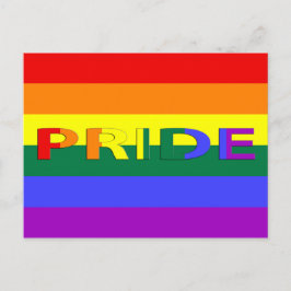 LGBT-Regenbogenflagge Postkarte