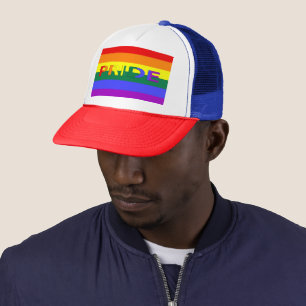 LGBT-Regenbogenflagge Truckerkappe