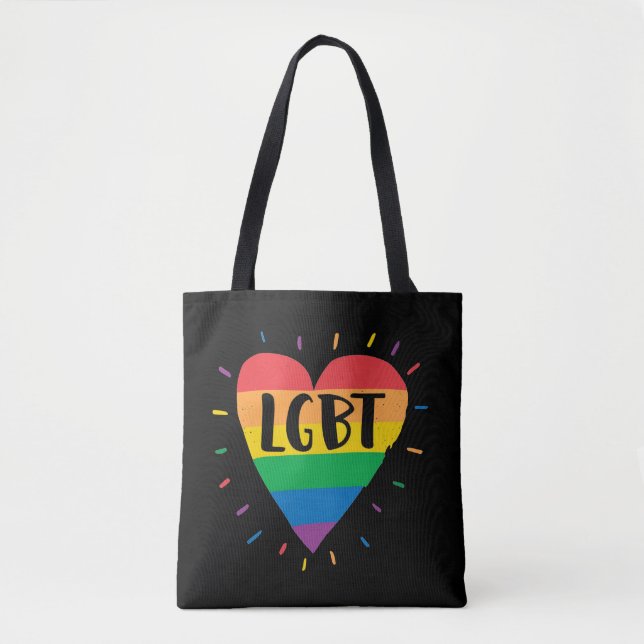 LGBT-Regenbogenherz (Vorderseite)