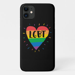 LGBT-Regenbogenherz Case-Mate iPhone Hülle