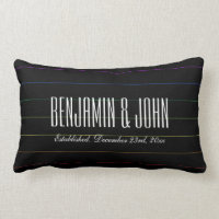 LGBT Regenbogenpinstripes-Name-Jahrestag