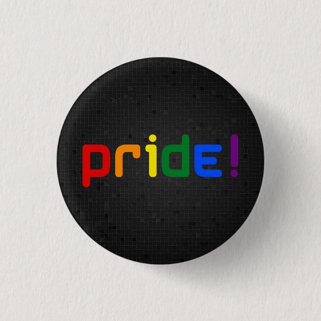 LGBT-Regenbogenpresse Button (Vorderseite)