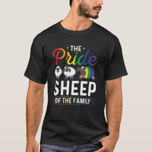 LGBT-Regenbogenschaf der Familie, Gay-Lesben-Prid T-Shirt