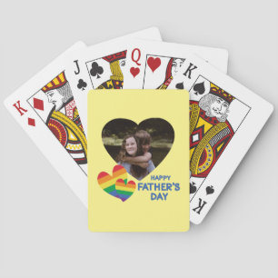 LGBT-Regenbogenschmerzen Vatertag Spielkarten