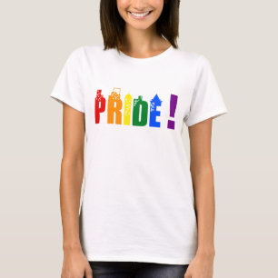 LGBT Regenbogenstadt-Stolz T - Shirt