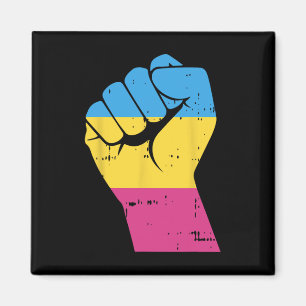 LGbt Resist Fist Vintag Hand Pan Prid Pan Pan Pan Magnet