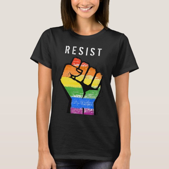LGBT-Resistenz-Fetisch-T - Shirt (Vorderseite)