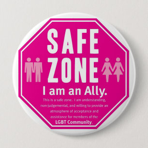 LGBT Safe-Zone Button