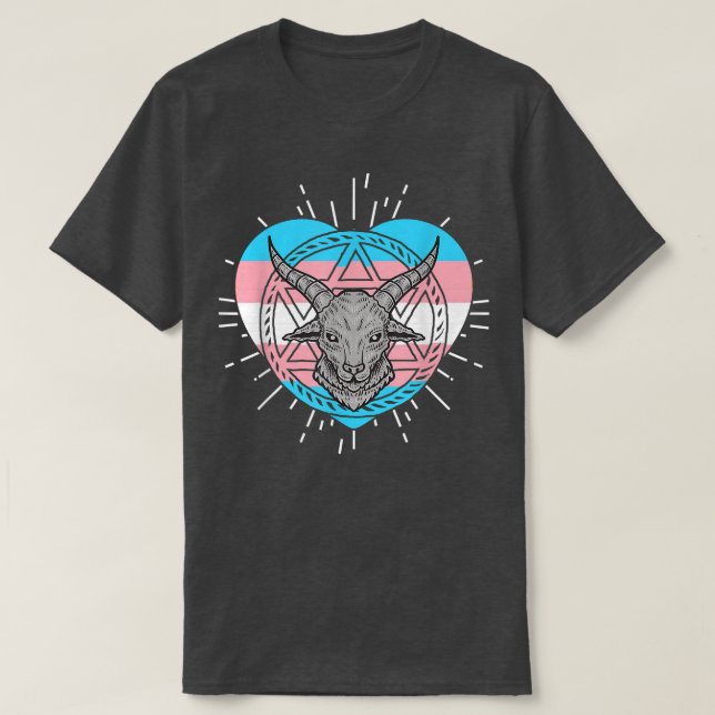 LGBT-Satanismus mit Transgender T-Shirt (Design vorne)