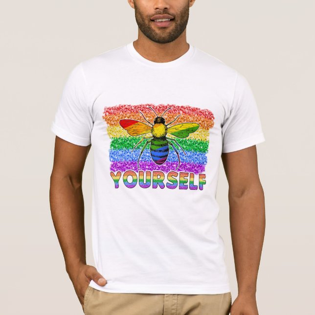 LGBT sein Sie selbst T-Shirt (Vorderseite)